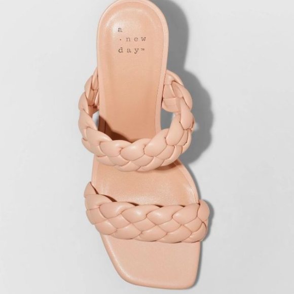 Tan Braided Sandal Size 10 - Picture 2 of 8